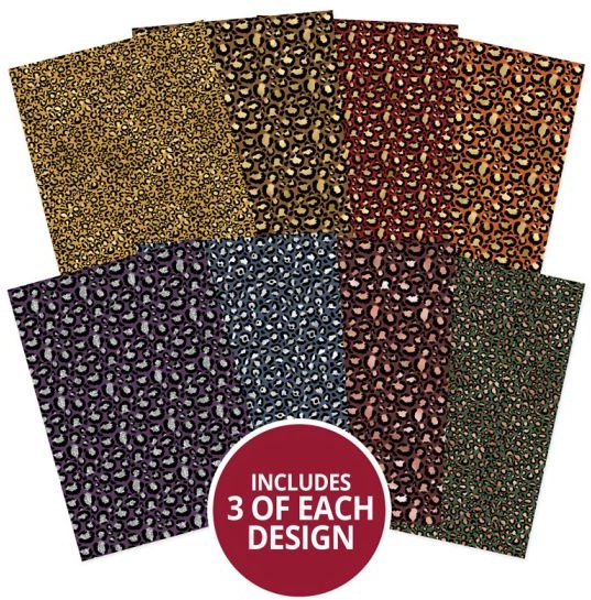 Hunkydory Hunkydory Adorable Scorable Pattern Packs - Luxurious Leopard Prints
