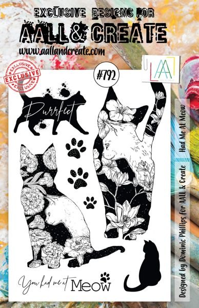 Aall & Create Aall & Create - A5 Stamp #792 - Had Me At Meow
