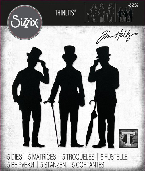 Sizzix Sizzix Gentlemen Die by Tim Holtz 666286