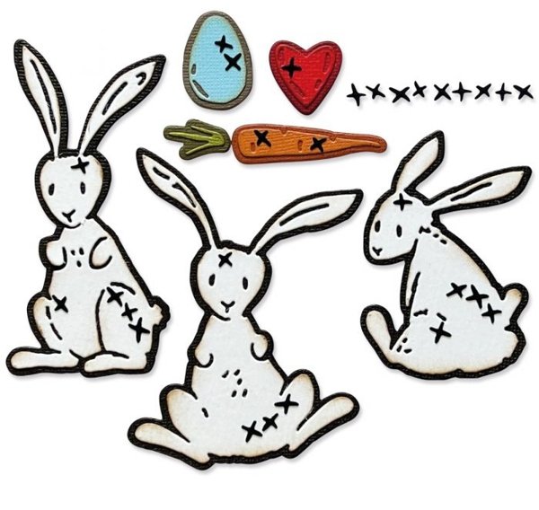 Sizzix Sizzix Bunny Stitch Die by Tim Holtz 666293