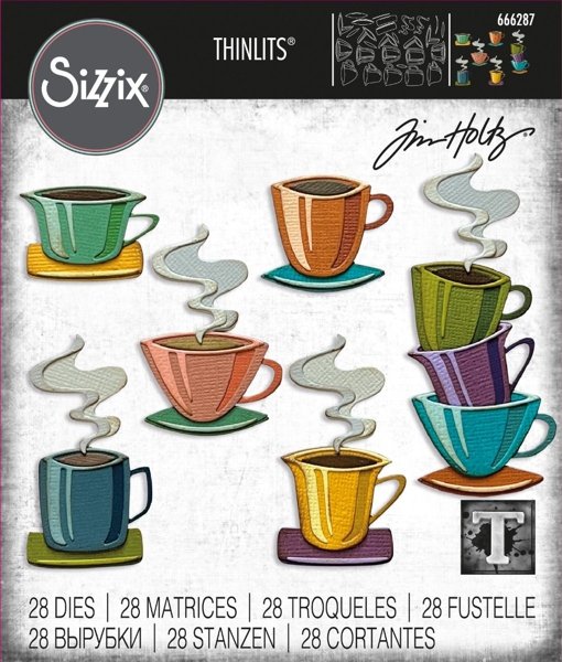 Sizzix Sizzix Papercut Café Die by Tim Holtz 666287