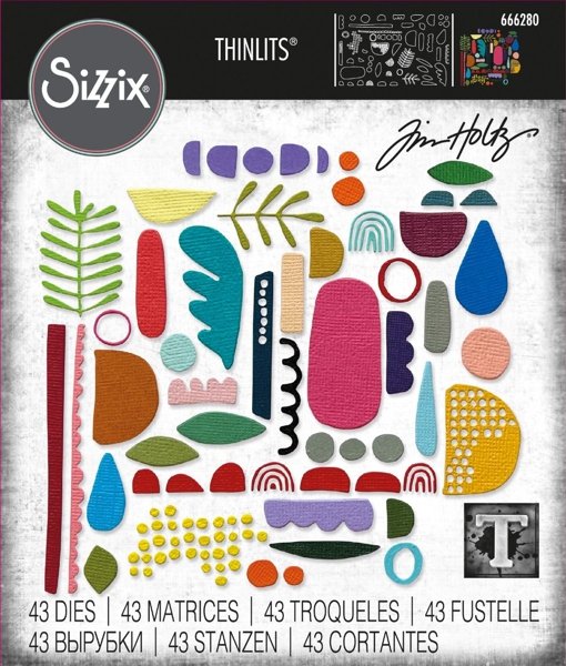 Sizzix Sizzix Abstract Elements Die by Tim Holtz 666280