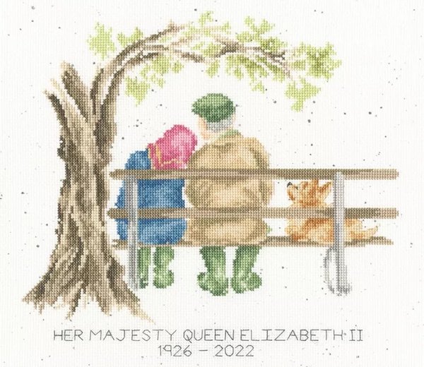 Bothy Threads Bothy Threads Her Majesty The Queen Cross Stitch Kit by Hannah Dale XHM3