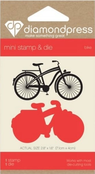 Diamond Press Mini Stamp and Die Set - Bike