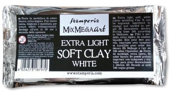 Stamperia Stamperia Extra Light Soft Clay White 160g