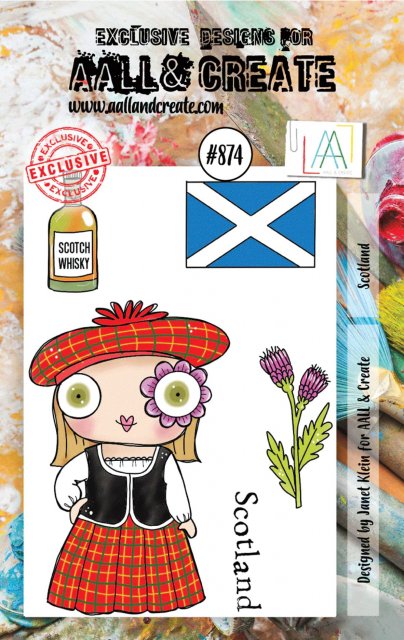 Aall & Create Aall & Create A7 STAMPS #874 - SCOTLAND