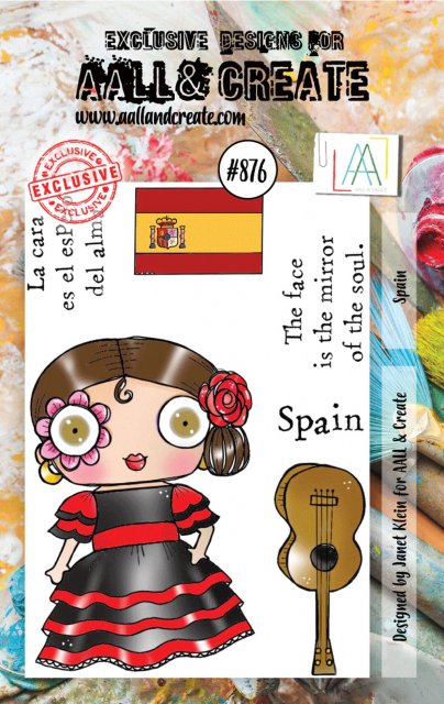 Aall & Create Aall & Create A7 STAMPS # 876 - SPAIN