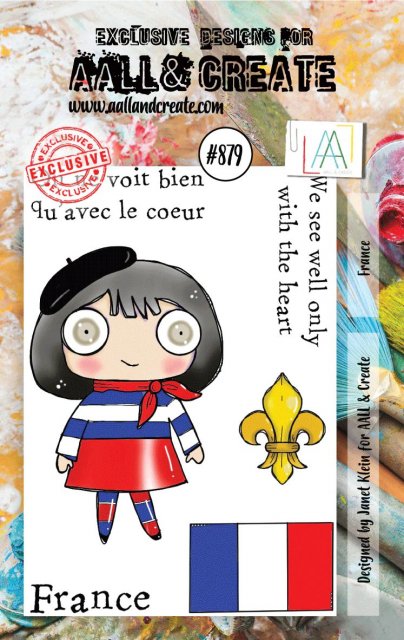 Aall & Create Aall & Create A7 STAMPS #879 - FRANCE