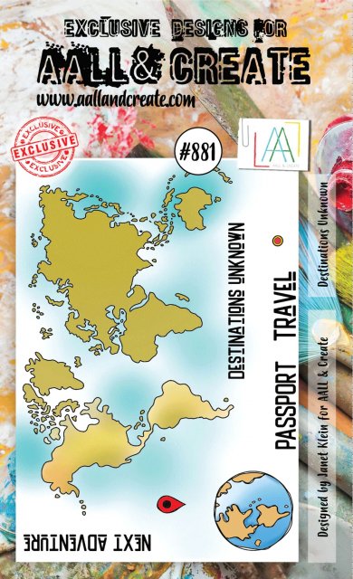 Aall & Create Aall & Create A6 STAMPS #881 - DESTINATIONS UNKNOWN