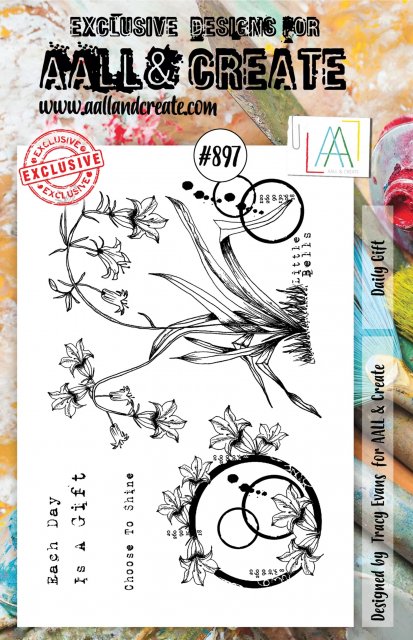 Aall & Create Aall & Create A5 STAMPS #897 - DAILY GIFT