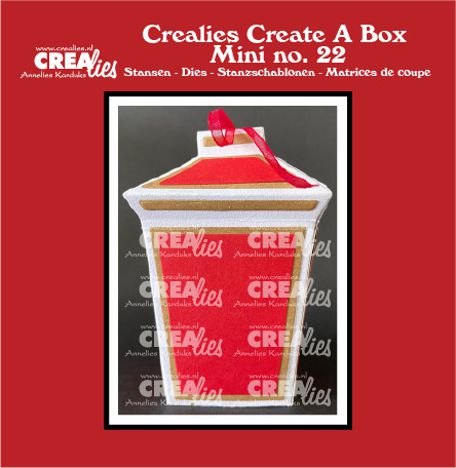Crealies Create A Box Mini Dies No. 22, Lantern Mini CCABM22