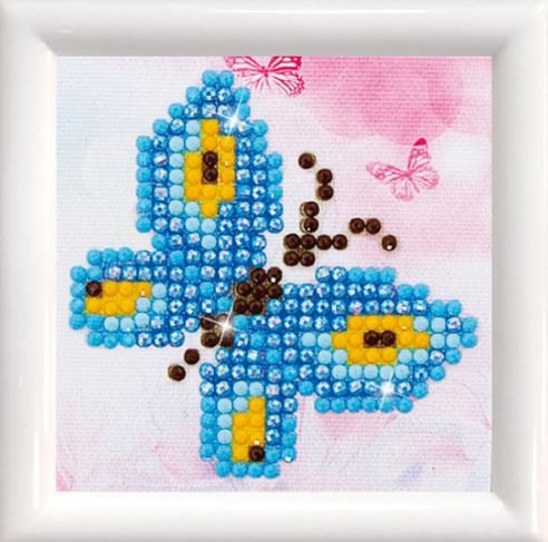 Groves Diamond Painting Kit: Butterfly Sparkle: with Frame DDS.002F £4 Off Any 3