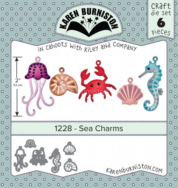 Karen Burniston Karen Burniston Die Set – Sea Charms 1228