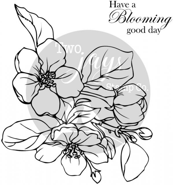 Crafts Too Two Jays Stamps - Blooming Flower (2pcs)