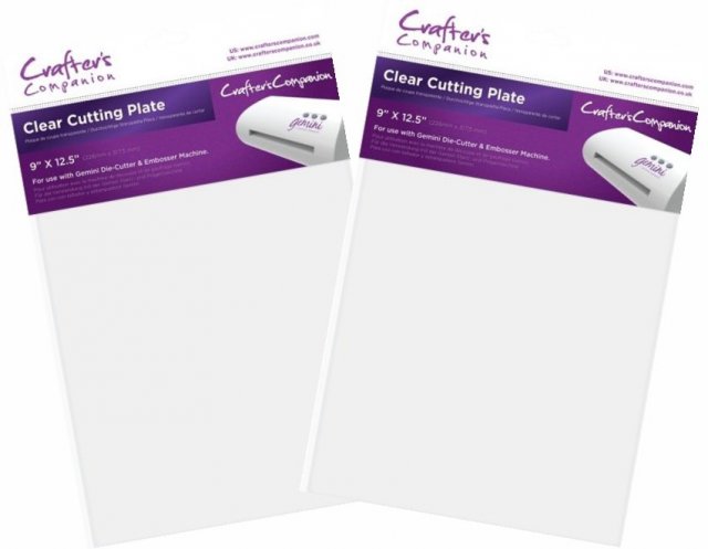 Crafter's Companion Crafter's Companion Gemini Accessories - Clear 2 x Cutting Plates