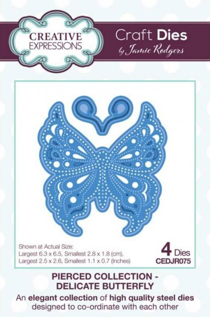 Creative Expressions Creative Expressions Jamie Rodgers Delicate Butterfly Craft Die