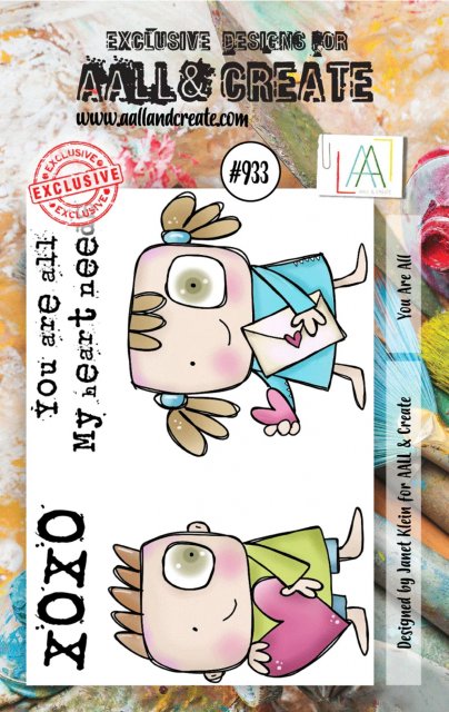Aall & Create Aall & Create A7 STAMP SET - YOU ARE ALL #933