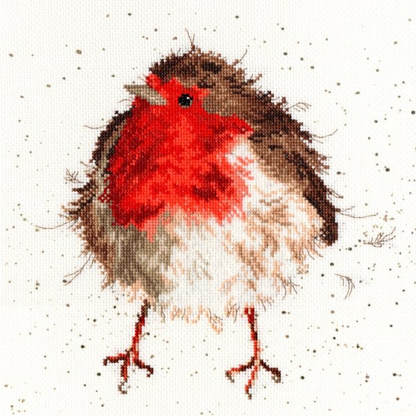 Bothy Threads Bothy Threads Jolly Robin Counted Cross Stitch Kit