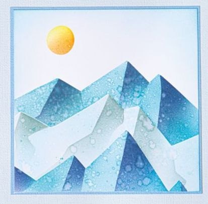 Sizzix Sizzix Layered Stencils 4PK - Mountain Scene by Josh Griffiths