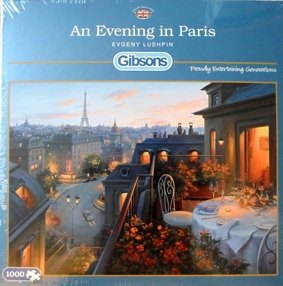 Gibsons Gibsons An Evening in Paris 1000 piece Jigsaw Puzzle