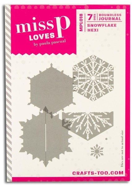 Crafts Too Miss P Loves Boundless Journal - Snowflake Hexi Die