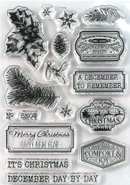 Elizabeth Craft Designs Elizabeth Craft Designs Clear Stamp - December to Remember CS311
