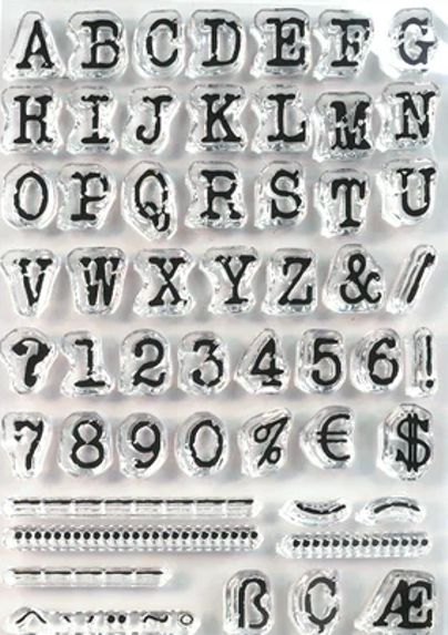Elizabeth Craft Designs Elizabeth Craft Designs Clear Stamp - Alphabet Stamps CS312