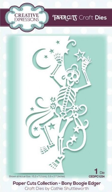 Creative Expressions Creative Expressions Paper Cuts Collection Bony Boogie Edger Craft Die