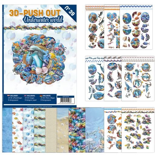 Find It Media 3D Push Out book 39 - Underwater World