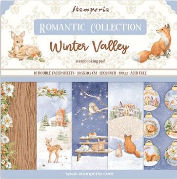 Stamperia Stamperia Winter Valley 12x12 Inch Paper Pack (SBBL139)
