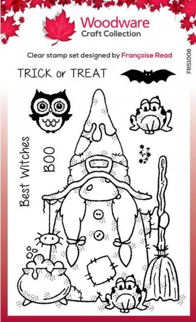 Woodware Woodware Clear Singles Witchy Woo 4 in x 6 in Stamp Set