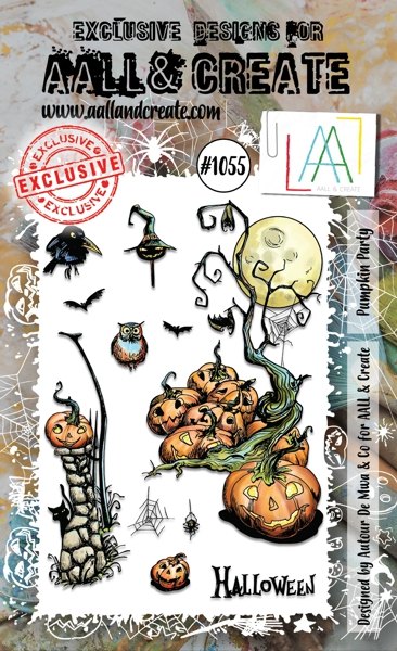 Aall & Create Aall & Create A6 Stamp #1055 - PUMPKIN PARTY