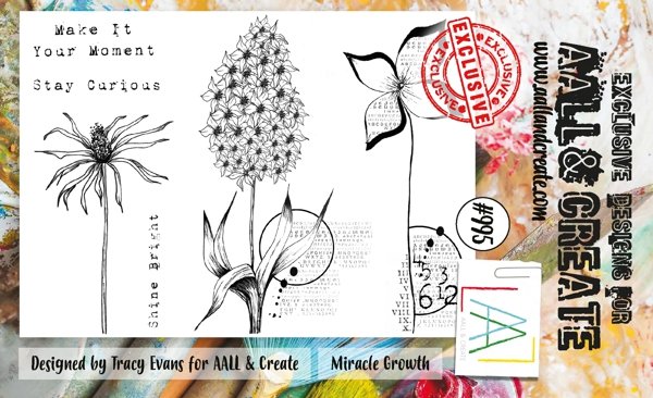 Aall & Create Aall & Create A6 Stamp #995 - MIRACLE GROWTH