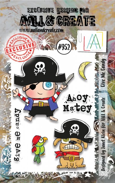 Aall & Create Aall & Create A7 STAMP SET - GIVE ME CANDY #952