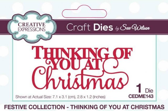 Creative Expressions Creative Expressions Sue Wilson Thinking Of You At Christmas
