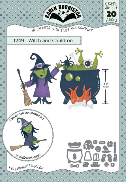 Karen Burniston Karen Burniston Die Set - Witch and Cauldron 1249