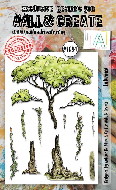 Aall & Create Aall & Create  A6 STAMP SET - ENTWINED #1084