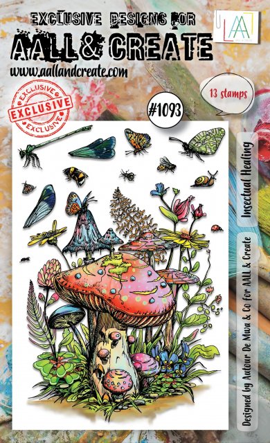 Aall & Create Aall & Create  A6 STAMP SET - INSECTUAL HEALING #1093