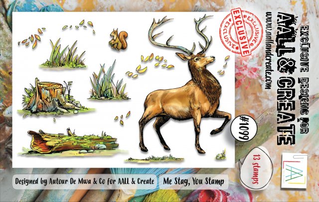Aall & Create Aall & Create A7 STAMP SET - ME STAG, YOU STAMP SET #1099