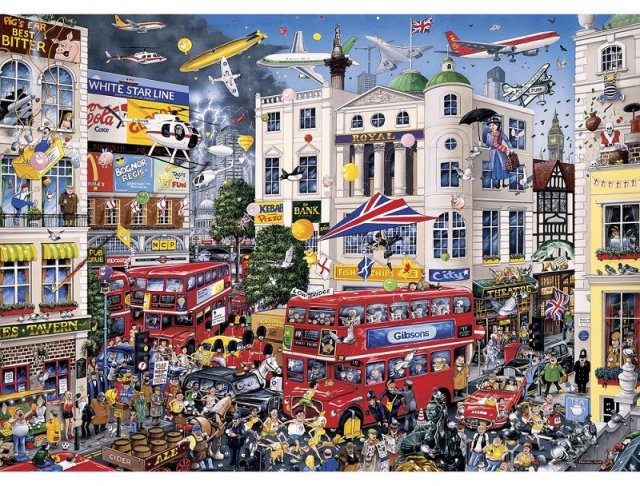 Gibsons Gibsons I Love London 1000 piece Jigsaw Puzzle