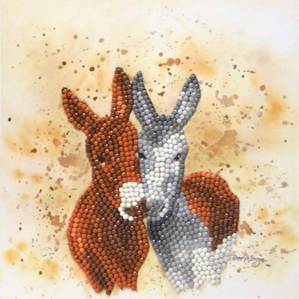 Creative Expressions Sparkle Art Bree Merryn Jack & Diane Horses Diamond Art Card Kit BMSA12