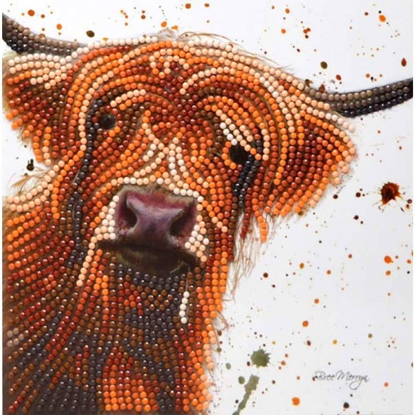 Creative Expressions Sparkle Art Bree Merryn Betsy Cow Diamond Art Card Kit BMSA13