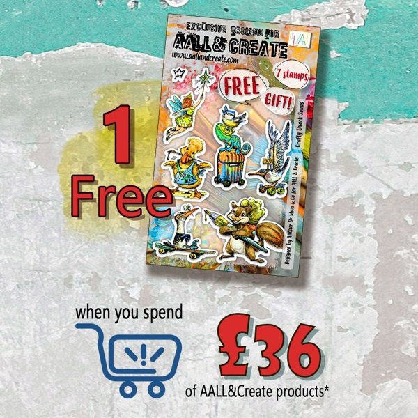 Aall & Create Aall & Create A6 STAMP SET - CRAFTY QUACK SQUAD - FREE WHEN YOU SPEND £36 ON AALL