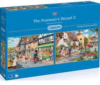 Gibsons Gibsons The Postman's Round 2  2 x 500 Piece Jigsaw Puzzle