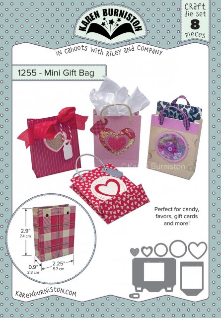Karen Burniston Karen Burniston Die Set - Mini Gift Bag 1255