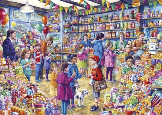 Gibsons Gibsons The Old Sweet Shop 1000 Piece Jigsaw Puzzle G6274