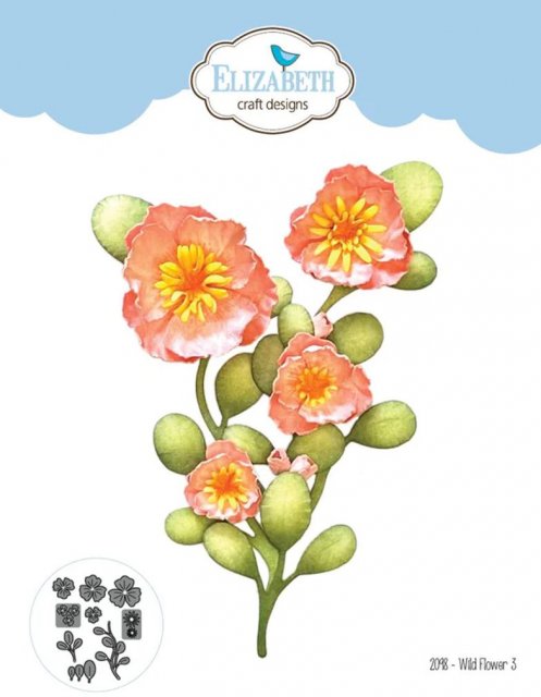 Elizabeth Craft Designs - Wild Flower 3 2098