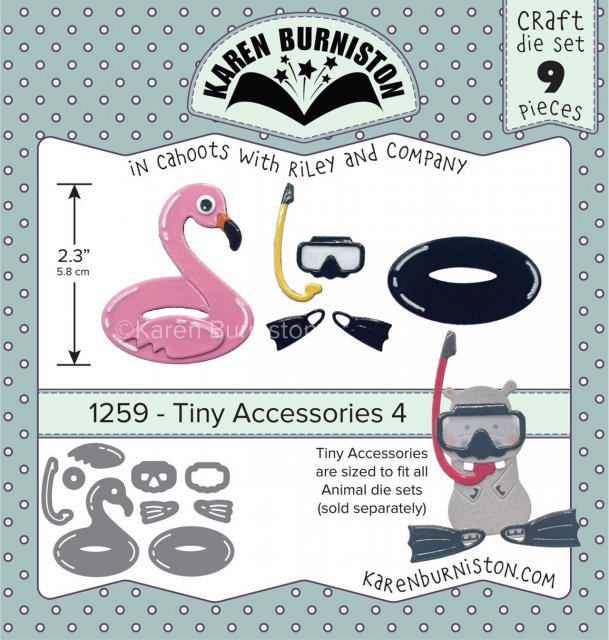 Karen Burniston Karen Burniston Die Set - Tiny Accessories 4 1259