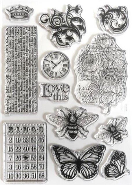 Elizabeth Craft Designs Elizabeth Craft Designs Clear Stamp Love & Roses CS351