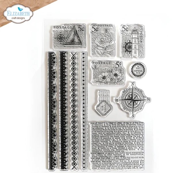 Elizabeth Craft Designs Elizabeth Craft Designs Clear Stamp Travel & Postage CS352